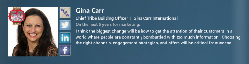 Marketing Thought Leader Gina Carr